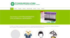 Desktop Screenshot of cakramedikautama.com