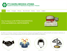 Tablet Screenshot of cakramedikautama.com